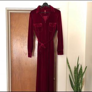 STAUD Velvet Jumpsuit